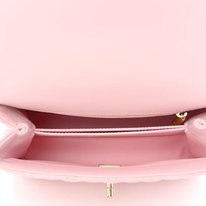 Chanel Caviar Quilted Mini Coco Handle Flap Light Pink 5 of 11