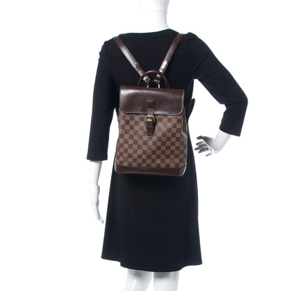 Louis Vuitton Damier Ebene Soho Backpack 2 of 19