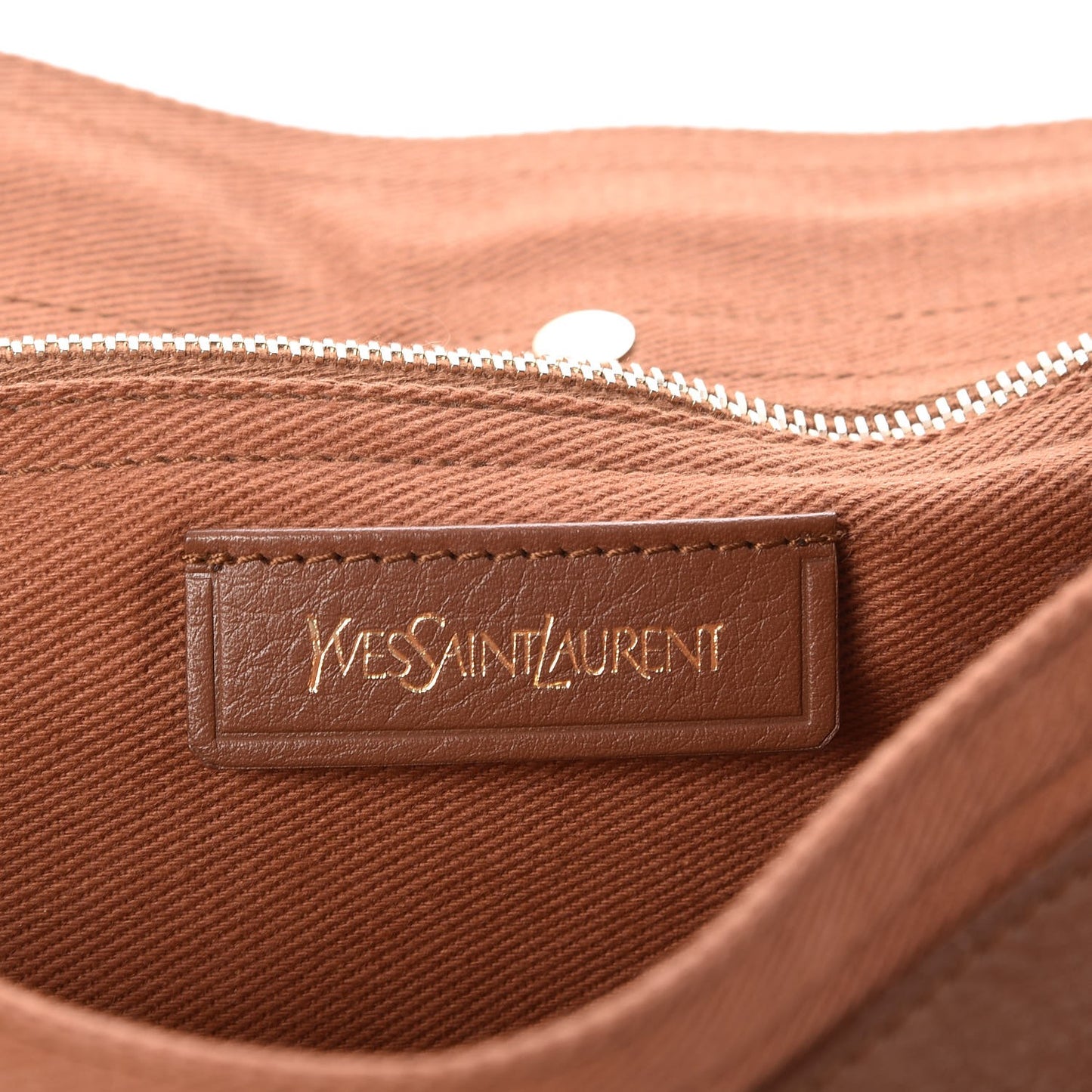 Calfskin Canvas Medium Muse Two Brown
