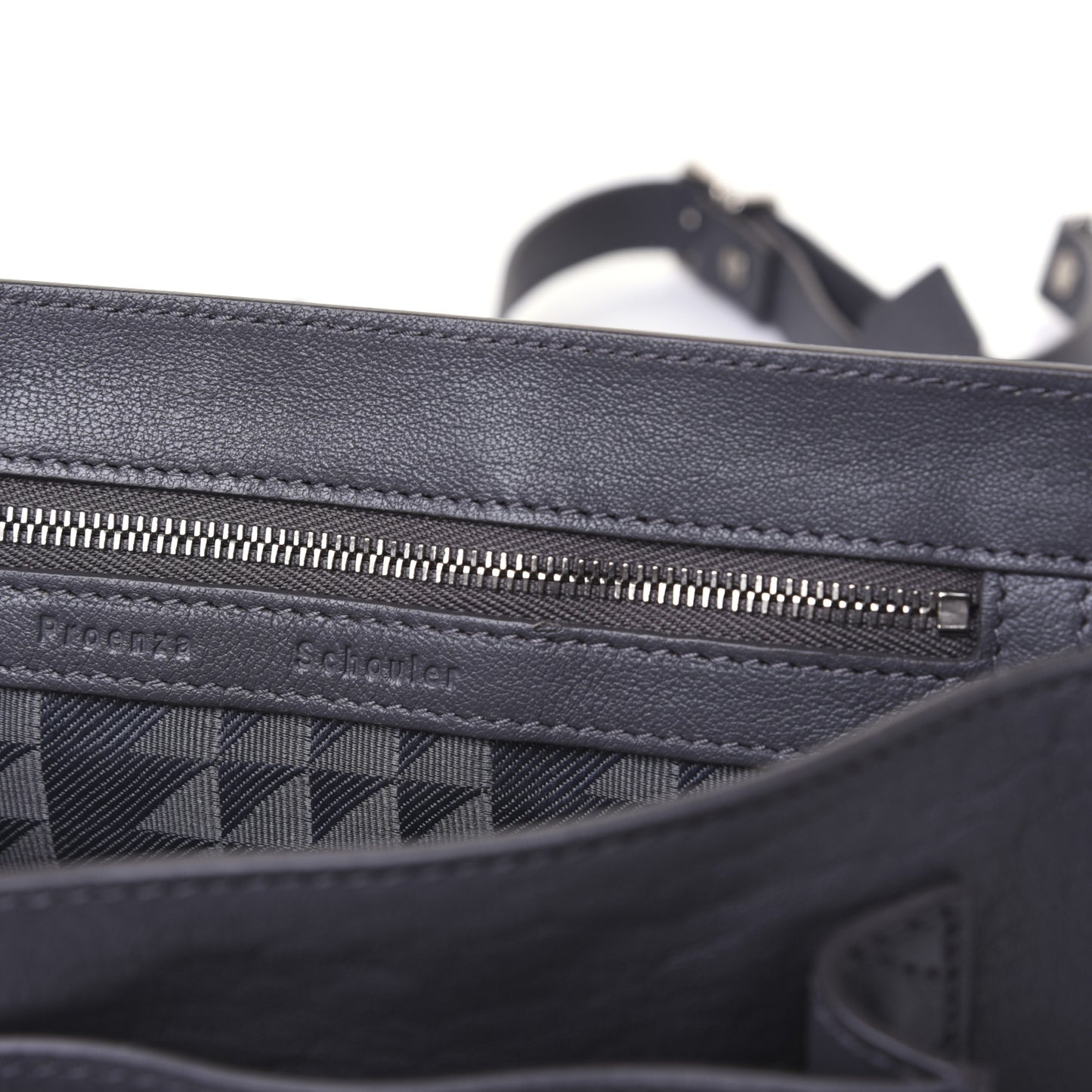 Lambskin Tiny PS1 Satchel Heather Grey