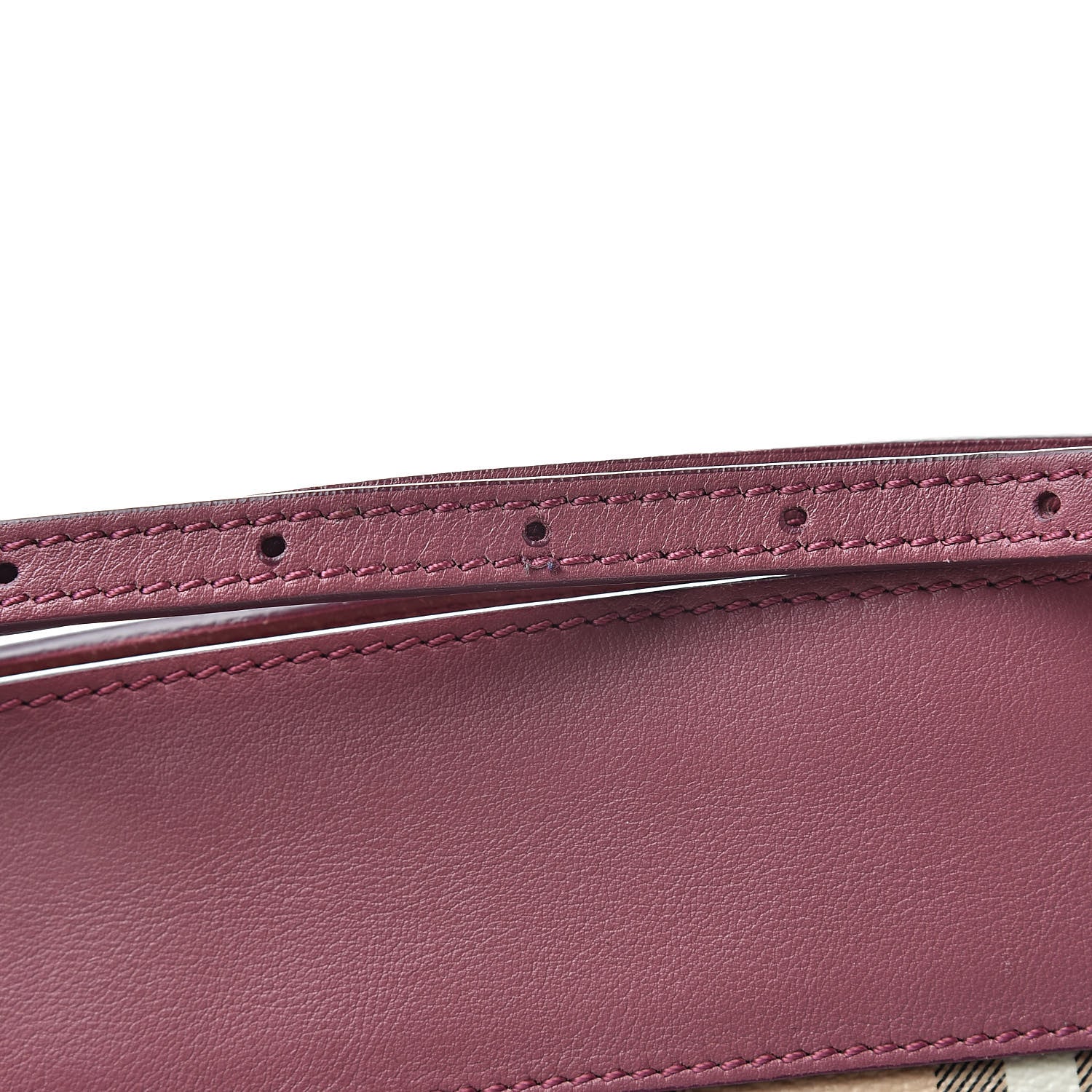 Burberry Haymarket Check Bow Tie Crossbody Clutch Bag Pink 14 of 14