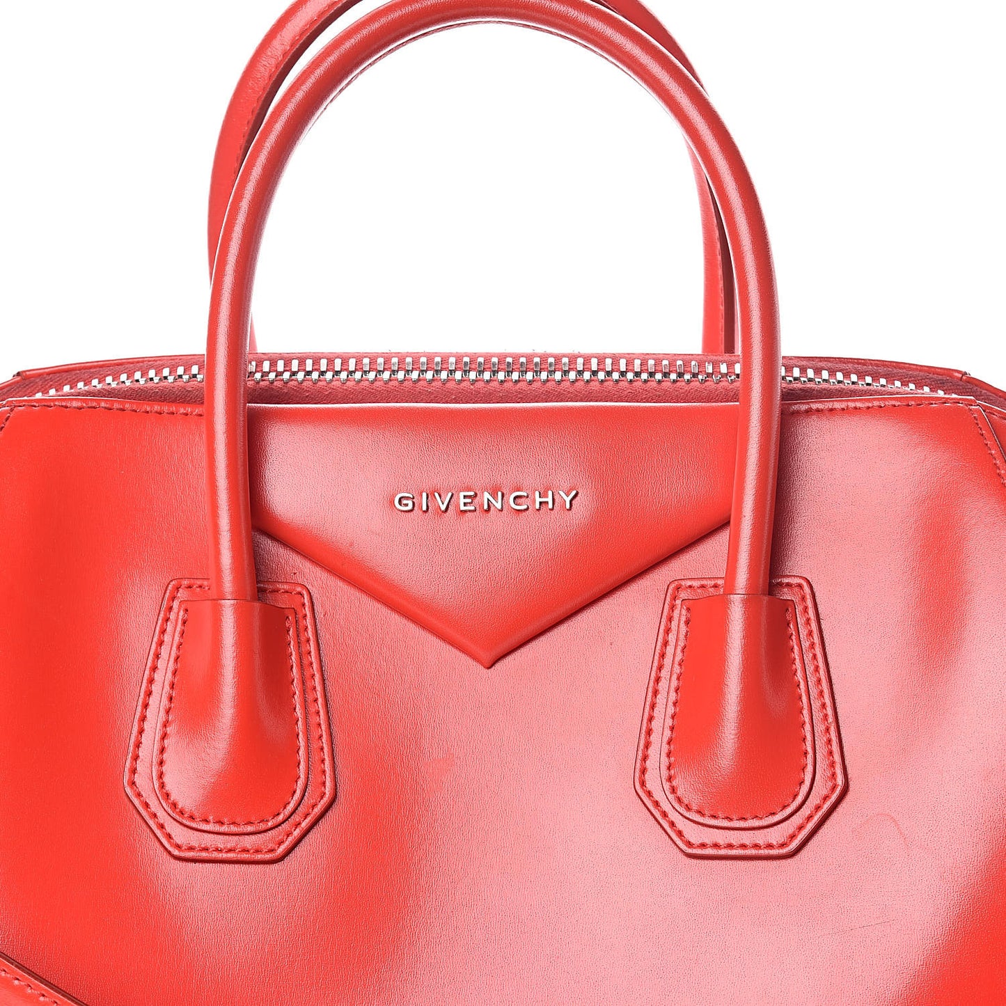 Shiny Lord Calfskin Medium Antigona Medium Red