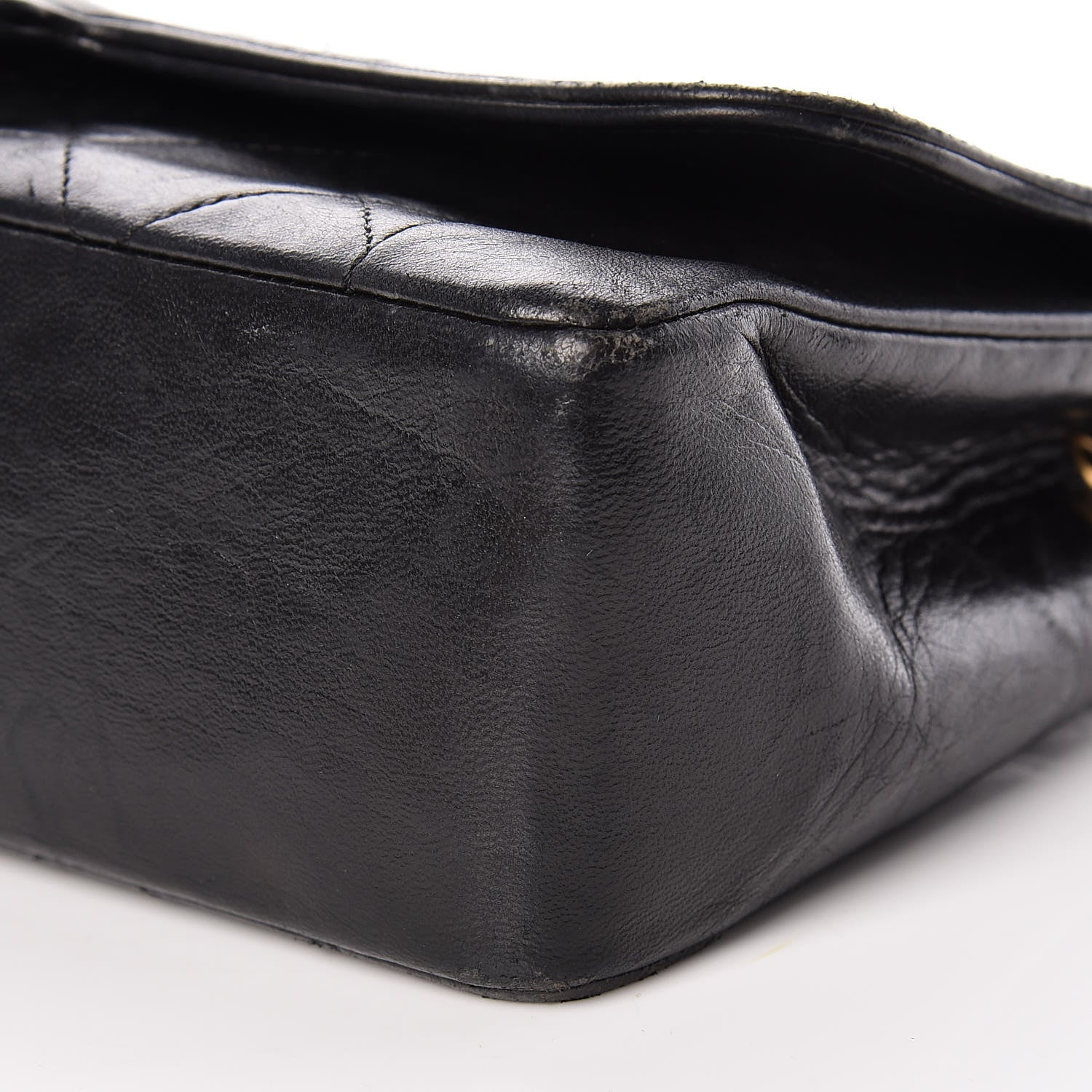Chanel Lambskin Quilted Medium Single Flap Black 10 of 20