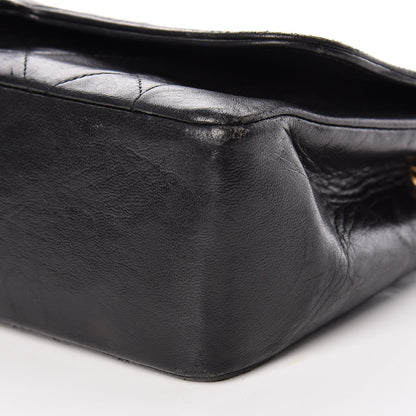 Chanel Lambskin Quilted Medium Single Flap Black 10 of 20