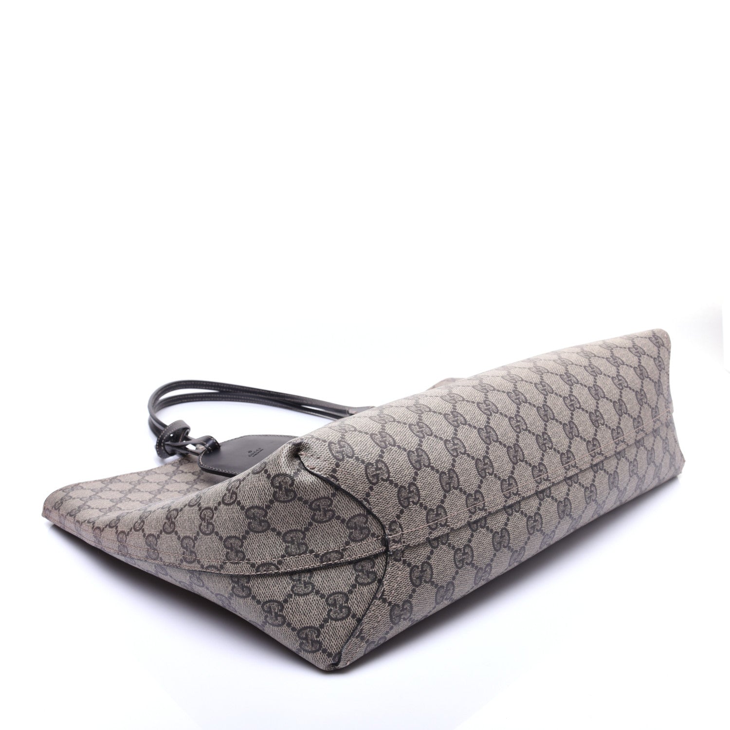 Gucci Calfskin GG Supreme Monogram Medium Reversible Tote Black 4 of 11