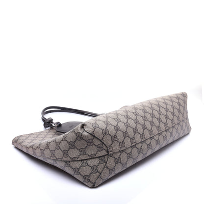 Gucci Calfskin GG Supreme Monogram Medium Reversible Tote Black 4 of 11