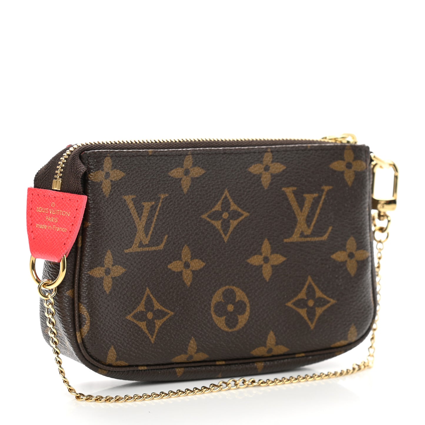 Monogram 2021 Christmas Animation London Mini Pochette Accessories Red
