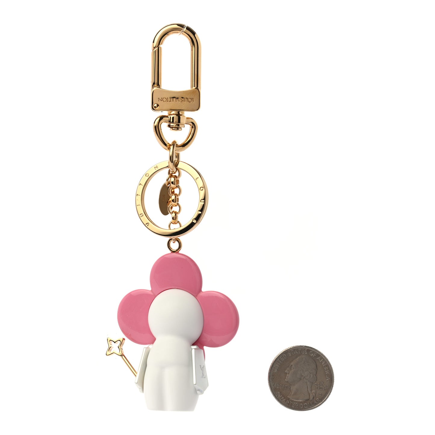 Resin Xmas Vivienne Snow Bag Charm Key Holder