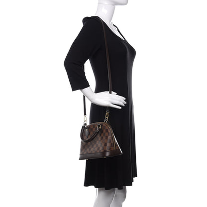 Louis Vuitton Damier Ebene Alma BB 2 of 9