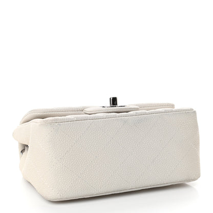 Chanel Caviar Quilted Mini Square Flap White 4 of 14