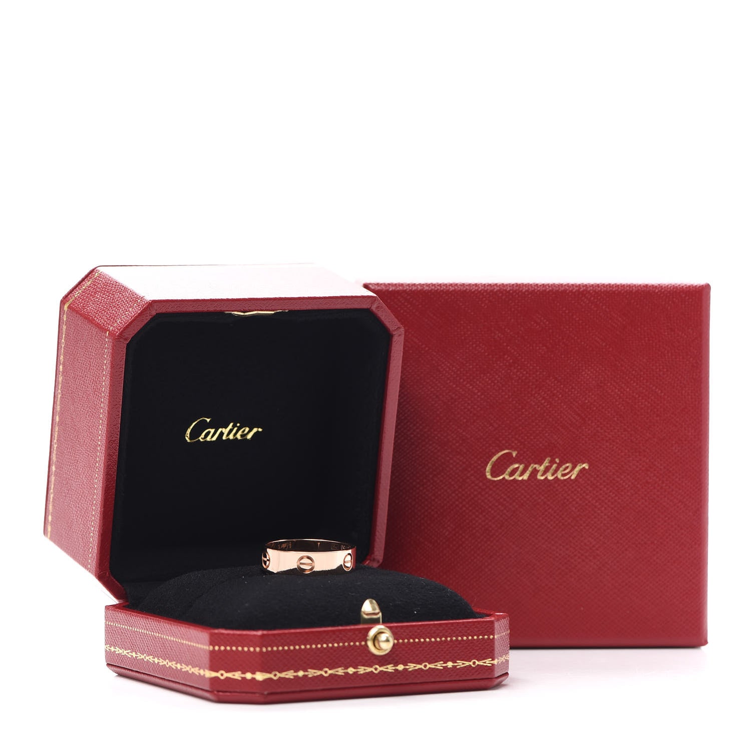 Cartier 18K Pink Gold 5.5mm LOVE Ring 60 9 5 of 5
