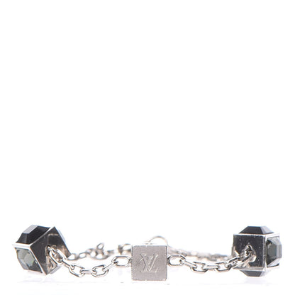 Louis Vuitton Swarovski Gamble Damier Bracelet Silver 1 of 6