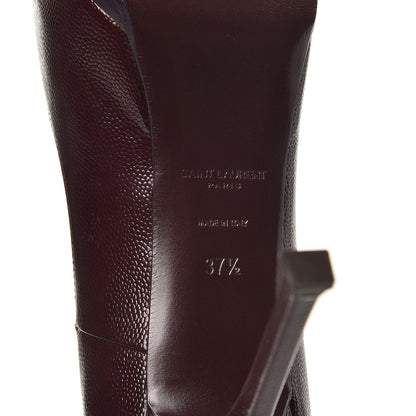 Saint Laurent Vernigolf Tribtoo 80 Platform Pumps 37.5 Cordovan 7 of 10