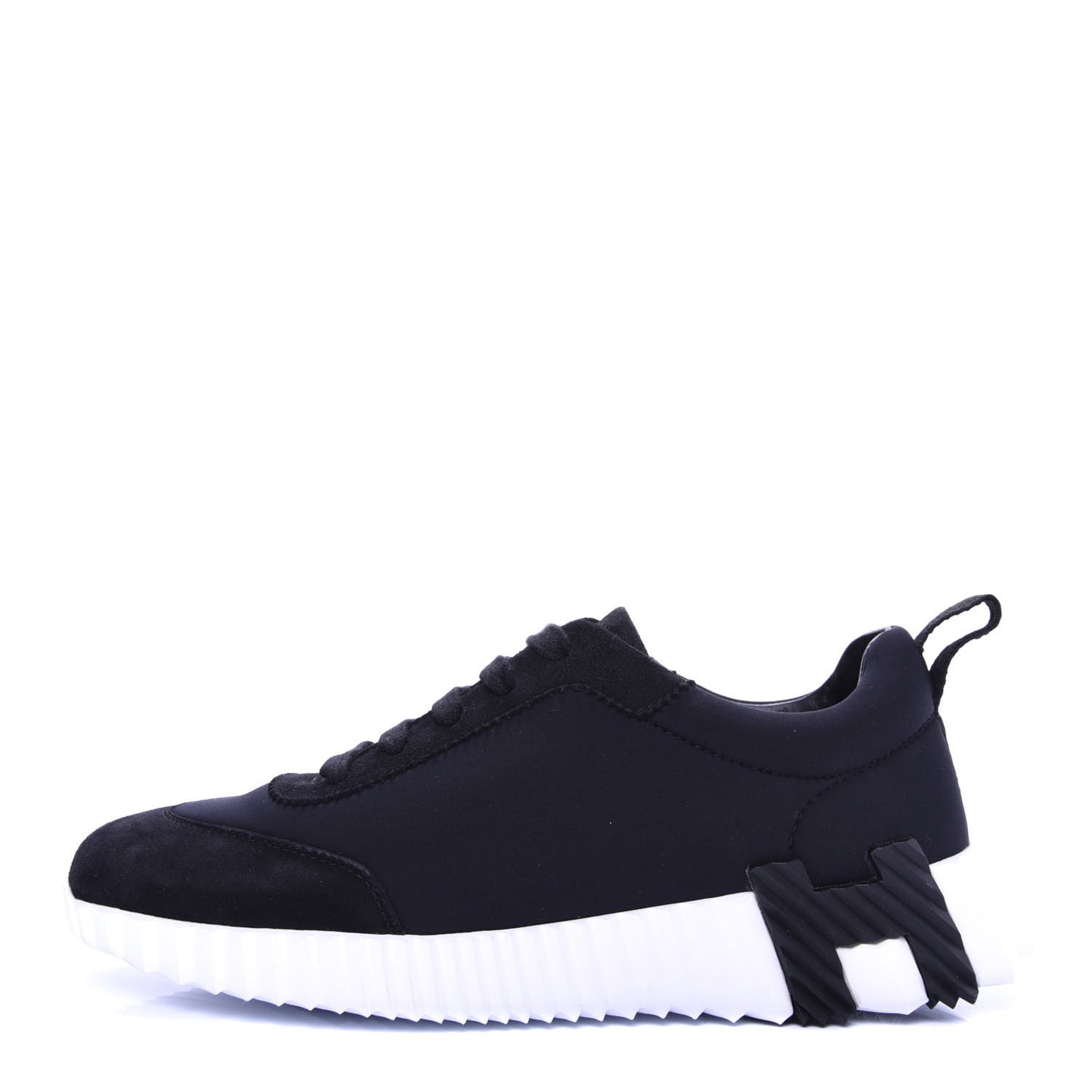 Technical Jersey Suede Goatskin Bouncing Sneakers 36