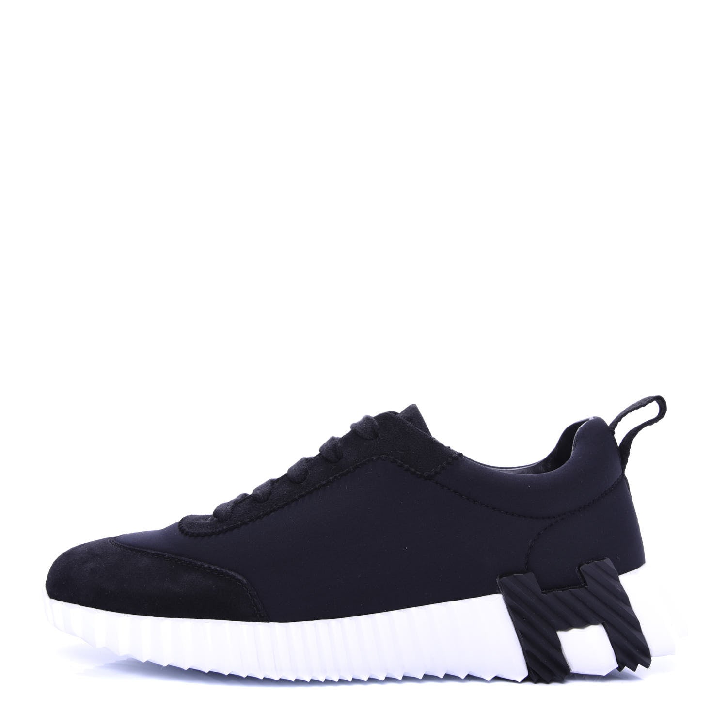 Hermes Technical Jersey Suede Goatskin Bouncing Sneakers 36 1 of 10