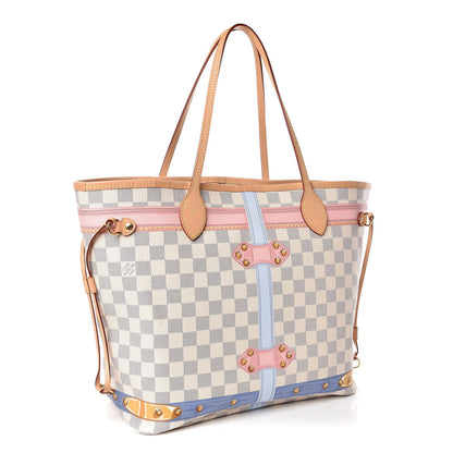 Louis Vuitton Damier Azur Summer Trunks Neo Neverfull MM 4 of 14