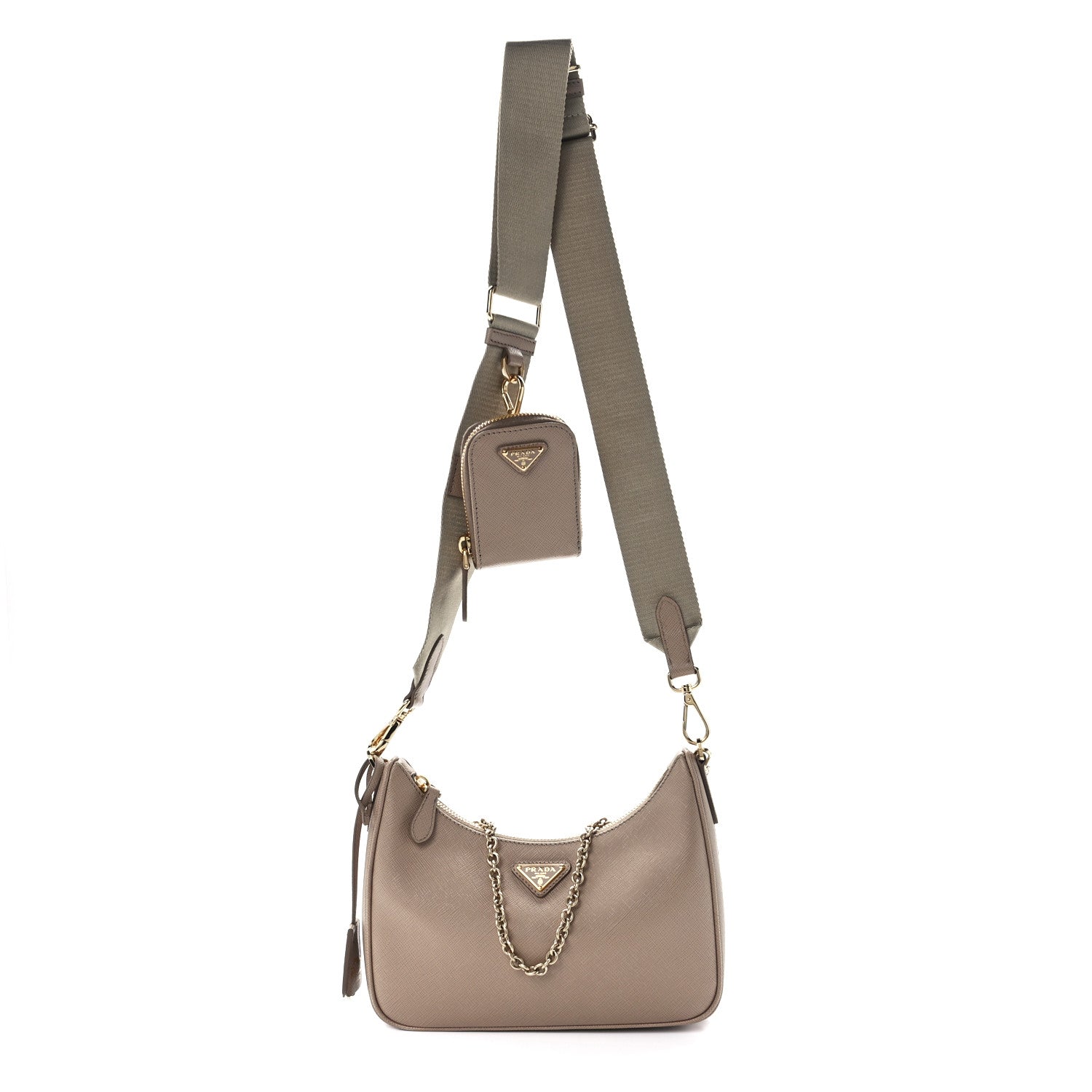Prada Saffiano Lux Re-Edition 2005 Shoulder Bag Cammeo 1 of 13