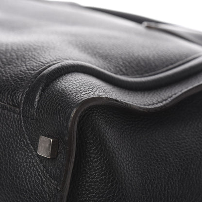 Celine Drummed Calfskin Shoulder Luggage Black 11 of 11
