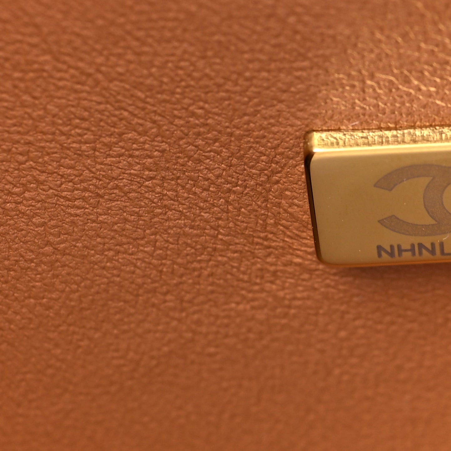 Caviar Chevron Quilted Medium Boy Flap Brown