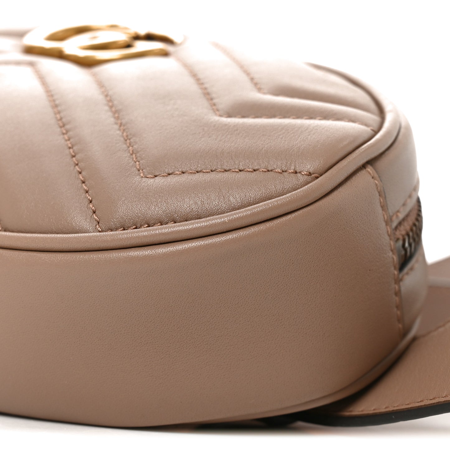 Calfskin Matelasse GG Marmont Belt Bag 75 30 Porcelain Rose