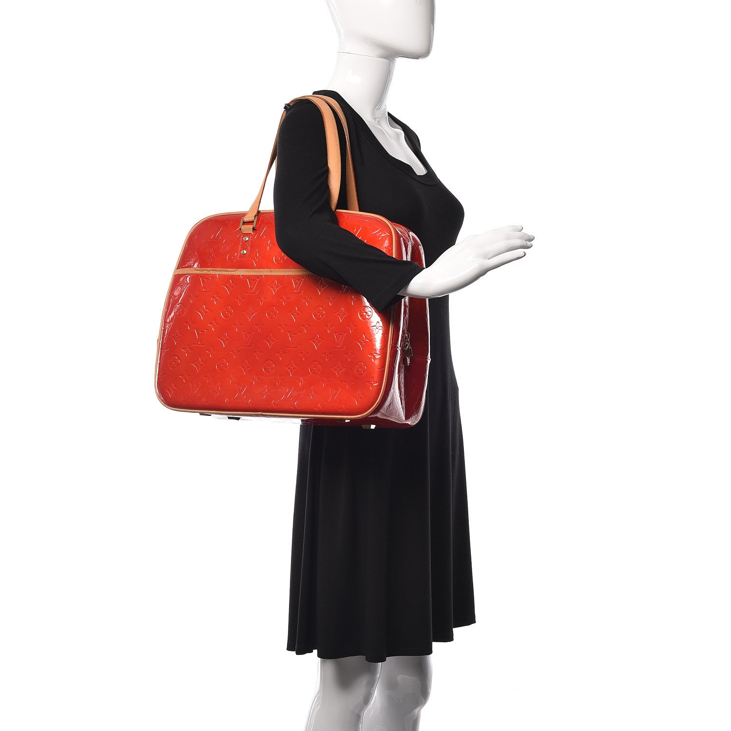Louis Vuitton Vernis Sutton Rouge 2 of 14