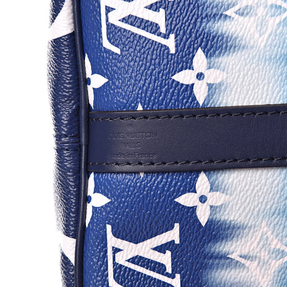 Louis Vuitton Monogram Escale Speedy Bandouliere 30 Blue 10 of 11