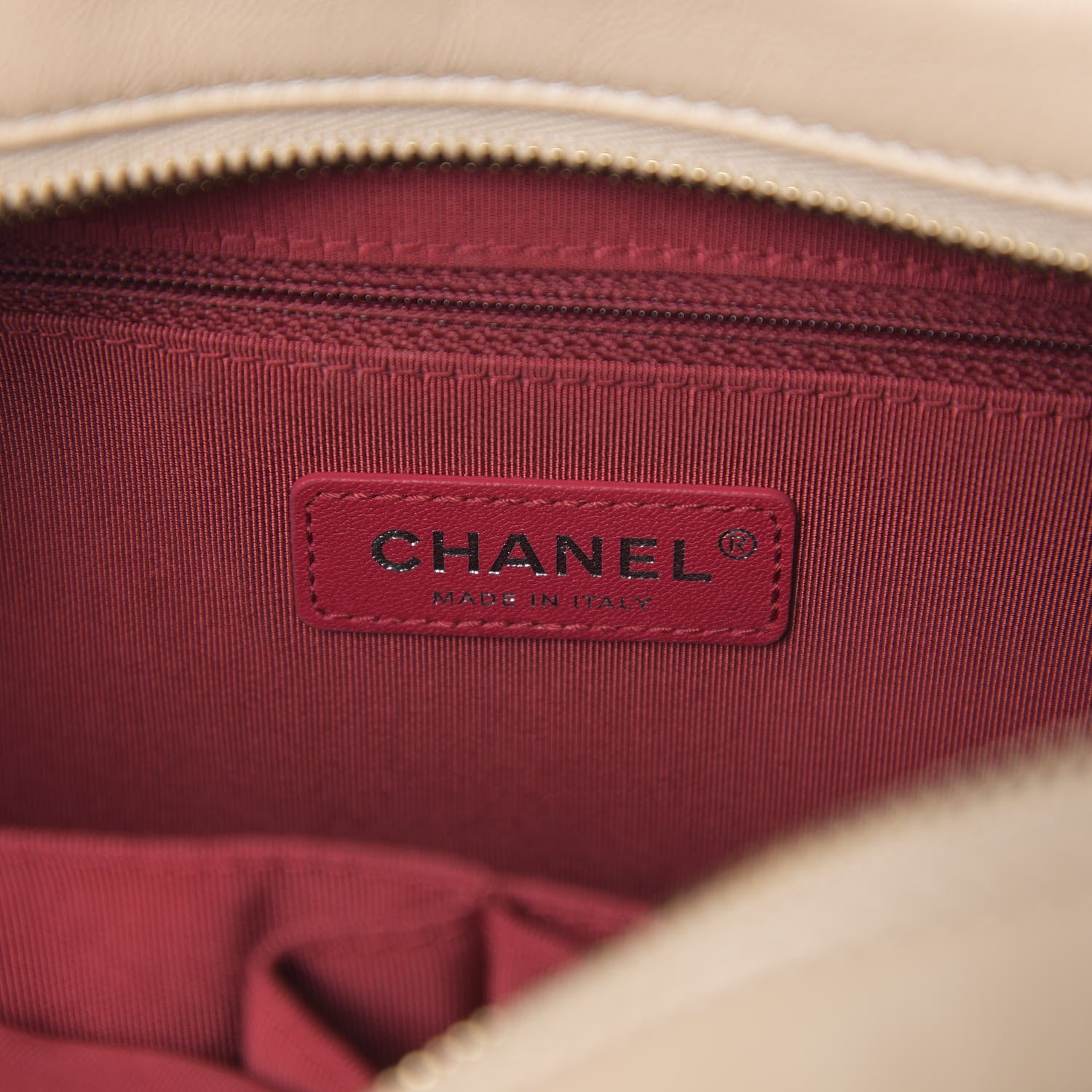 Chanel Aged Calfskin Quilted Medium Gabrielle Hobo Beige Black 7 of 12