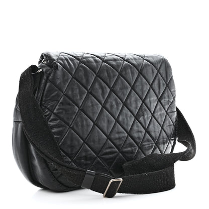 Chanel Nylon Quilted Coco Cocoon Messenger Black 3 of 16