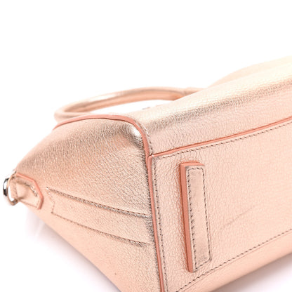 Givenchy Metallic Sugar Goatskin Mini Antigona Light Pink 5 of 11