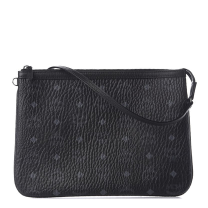 MCM Visetos Stark Wristlet Pouch Black 1 of 8