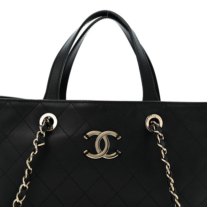 Chanel Calfskin Serial Shopper Tote Black 8 of 14