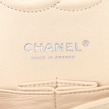Chanel Iridescent Caviar Quilted Medium Double Flap White 7 of 12