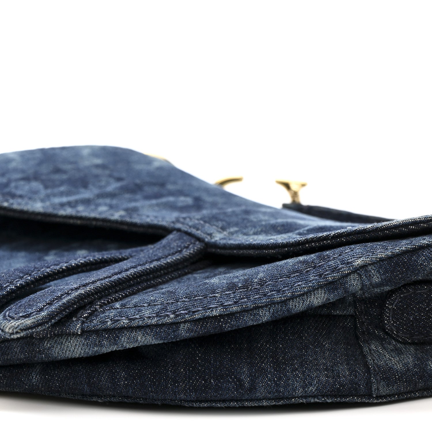 Christian Dior Denim Tie Dye Saddle Bag Blue 1830493 – FASHIONPHILE