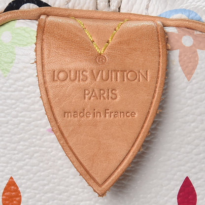 Louis Vuitton Monogram Multicolor Speedy 30 White 6 of 12