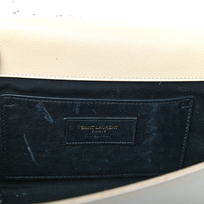 Saint Laurent Grain De Poudre Classic Monogram Cassandre Clutch Nude 12 of 12