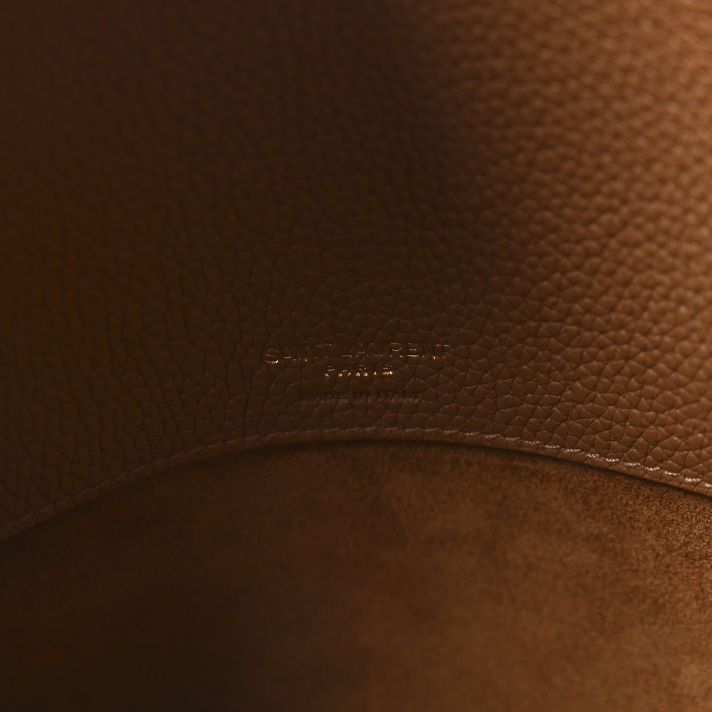Grained Calfskin Large Souple Sac De Jour Cinnamon