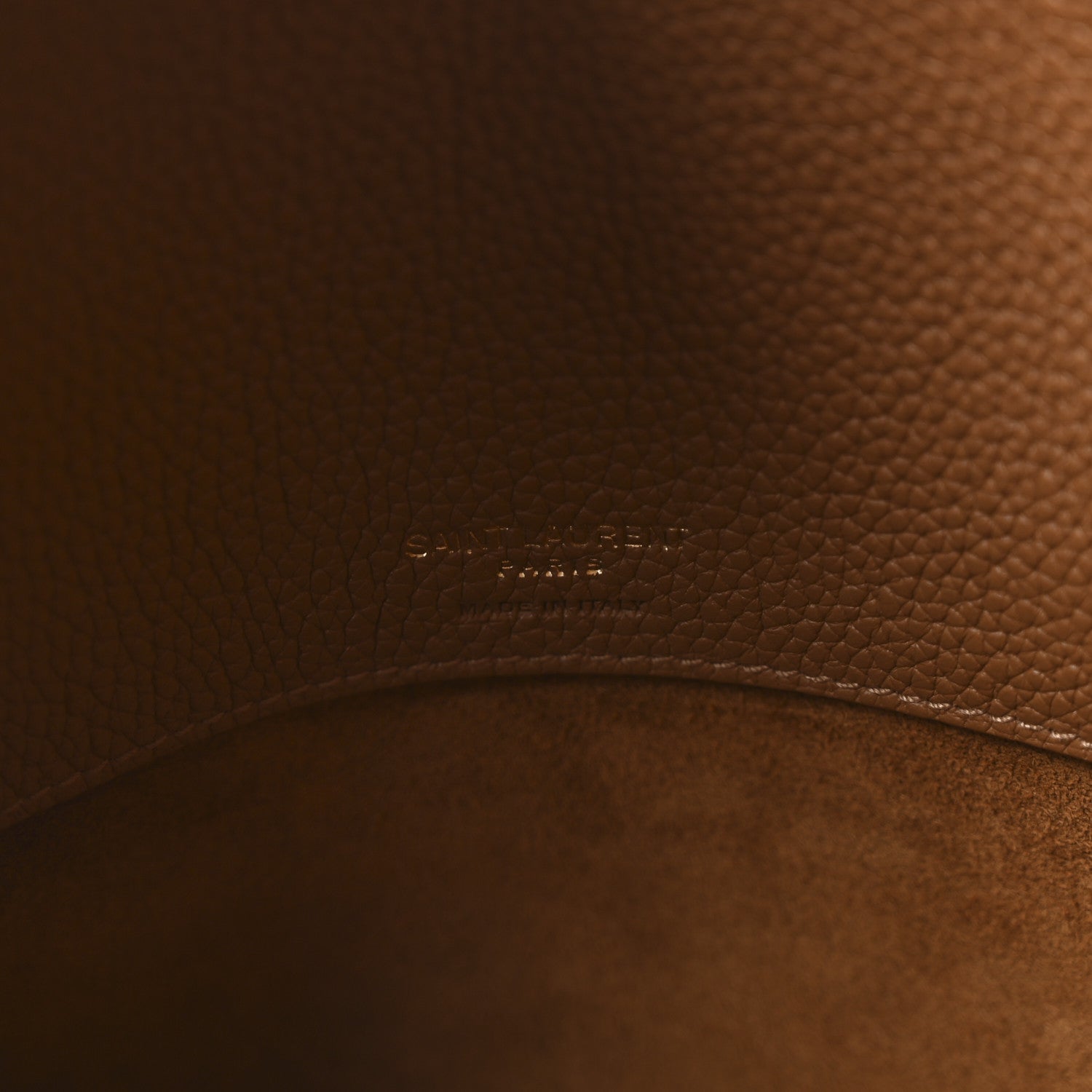 Saint Laurent Grained Calfskin Large Souple Sac De Jour Cinnamon 6 of 10