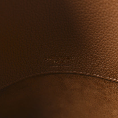Saint Laurent Grained Calfskin Large Souple Sac De Jour Cinnamon 6 of 10