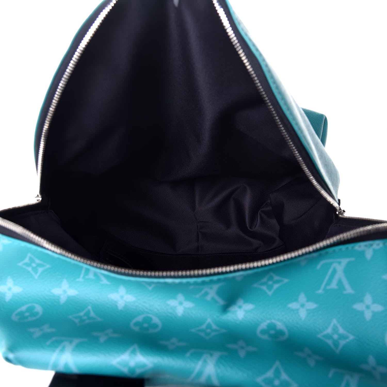 Louis Vuitton Taiga Monogram Discovery Backpack PM Turquoise 4 of 8