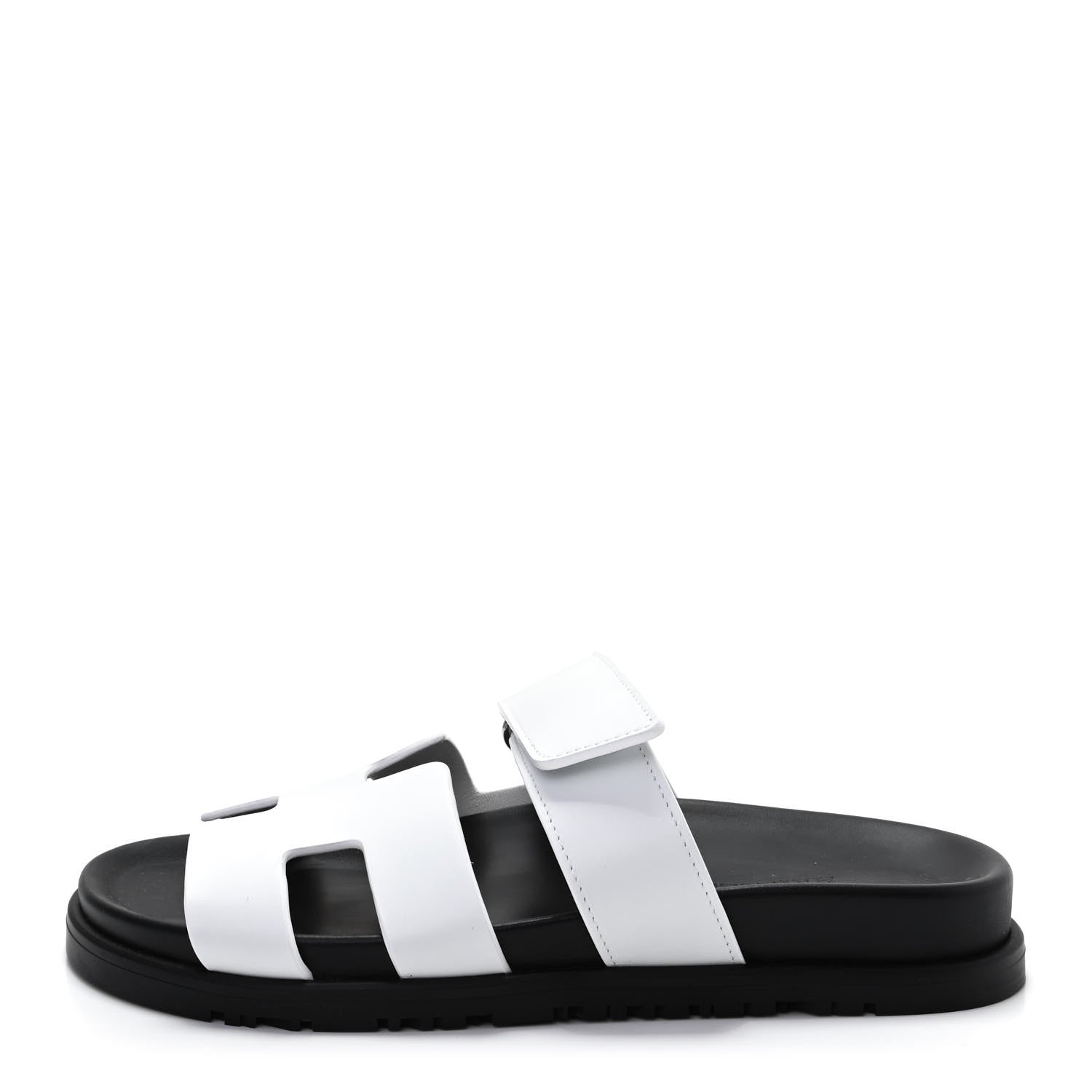 Hermes Calfskin Womens Chypre Sandals 36 White 1 of 12