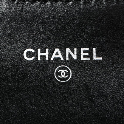 Chanel Lambskin Quilted Flap Card Holder Black 6 of 8