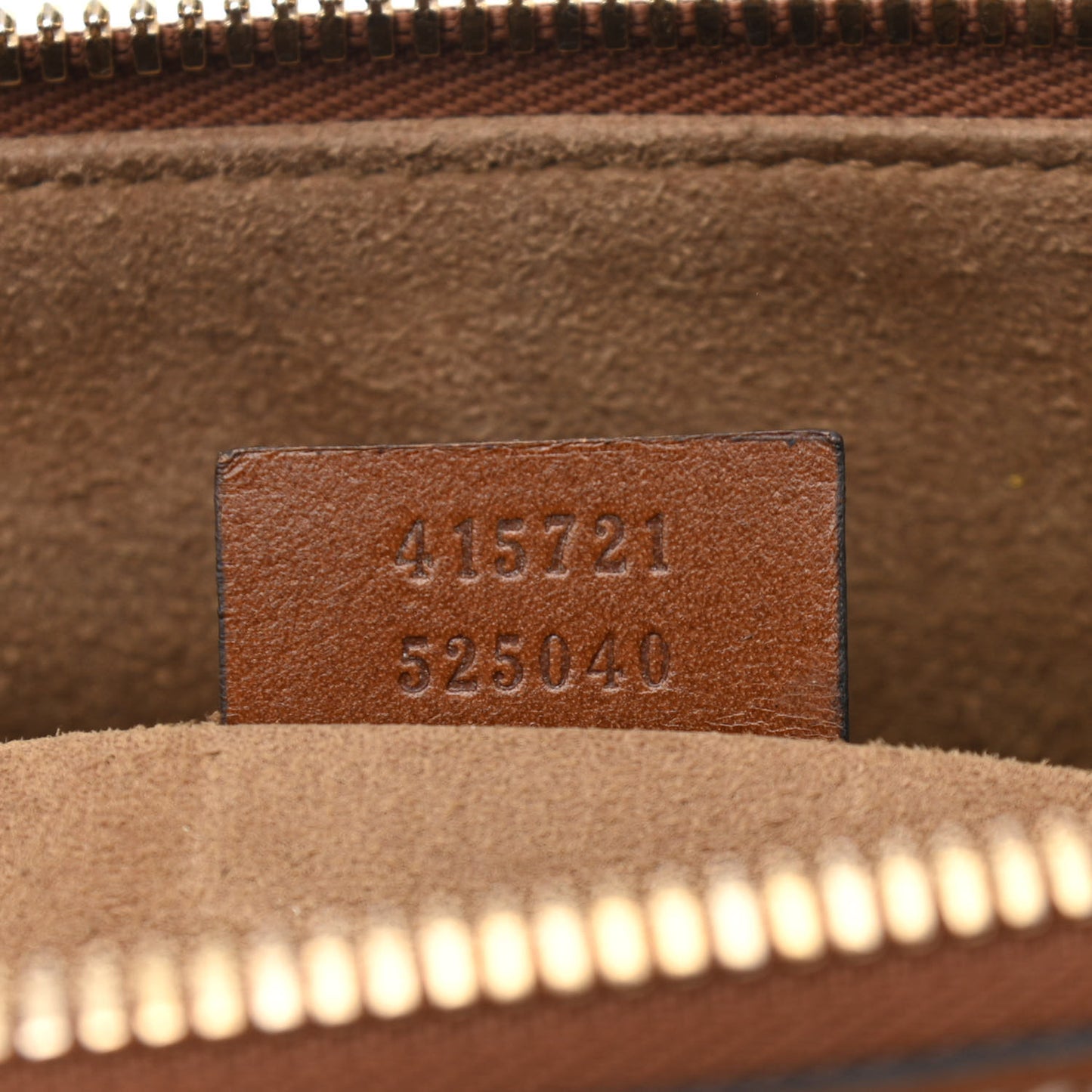 GG Supreme Monogram Medium Zippered Bucket Tote Beige Tuscany
