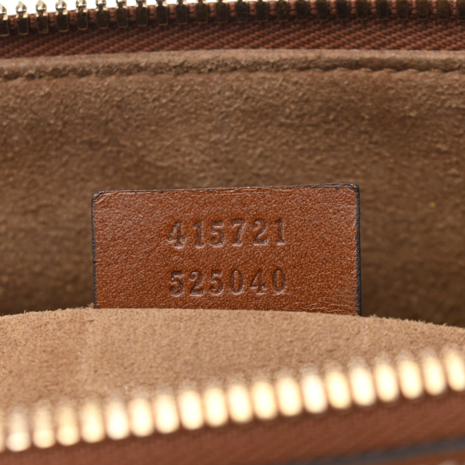 Gucci GG Supreme Monogram Medium Zippered Bucket Tote Beige Tuscany 7 of 13