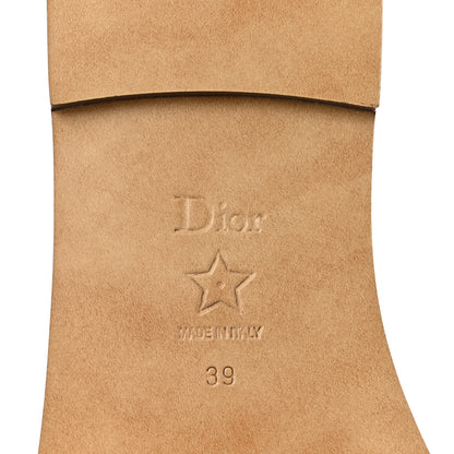 Christian Dior Calfskin Lambskin Micro Cannage D-Lane Flat Slide Sandals 39 Light Ecru 8 of 10