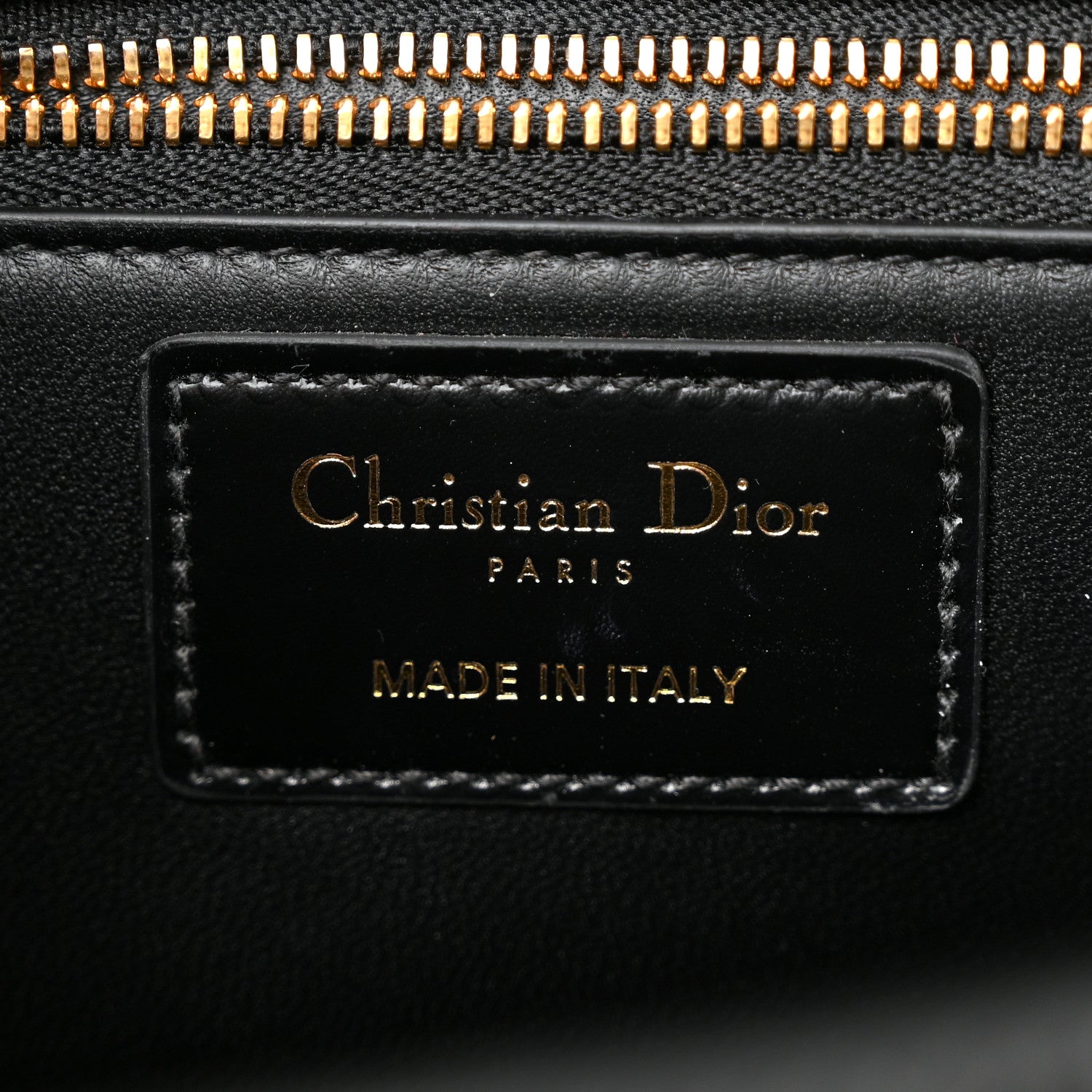 Christian Dior Patent Micro-Cannage 30 Montaigne Chain Flap Bag Black 6 of 11