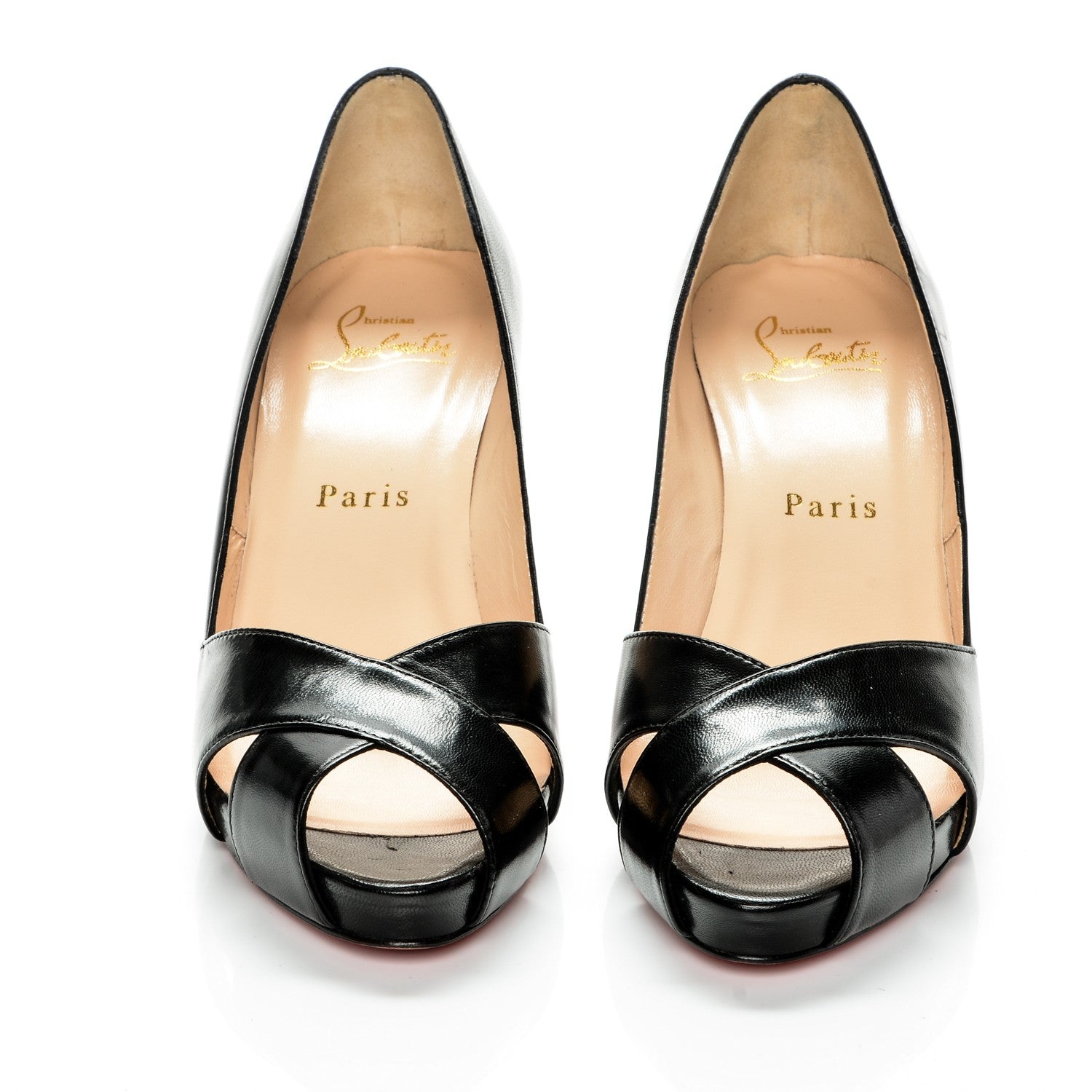 Christian Louboutin Kid Shelley 90 Pumps 35 Black 2 of 7