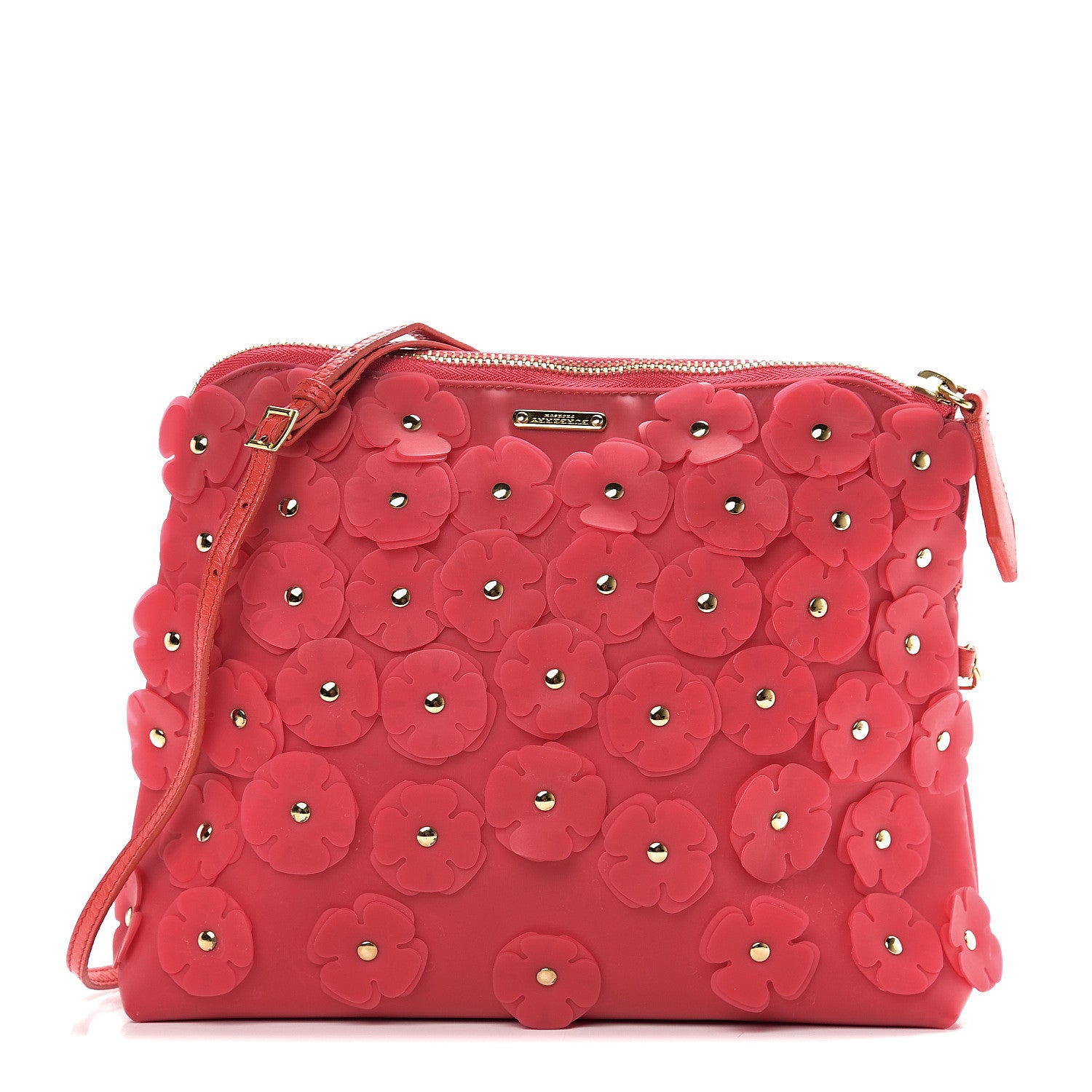 Burberry Prorsum PVC Petal Crossbody Pink Azalea 2 of 16