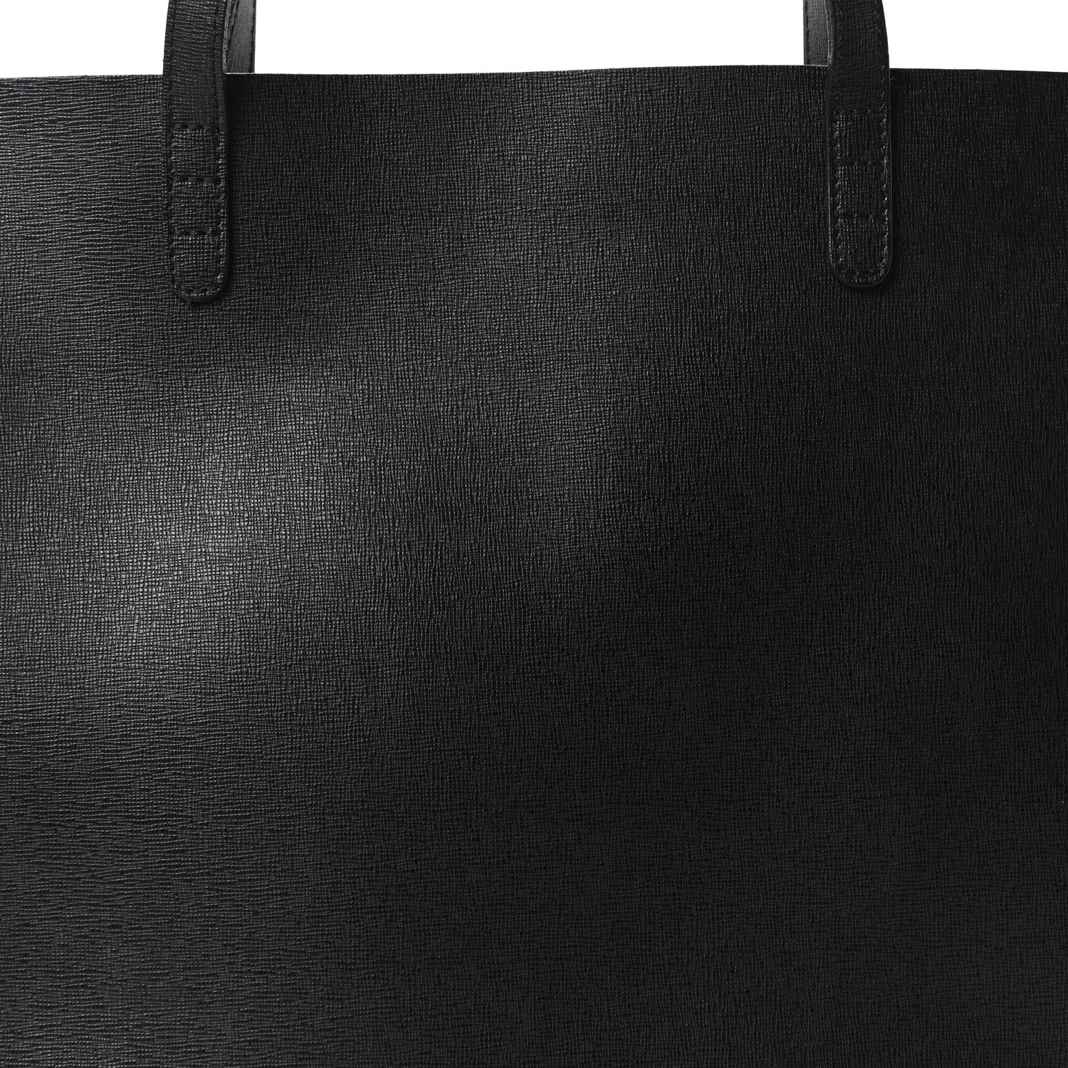 Mansur Gavriel Saffiano Large Shopping Tote Black 9 of 11