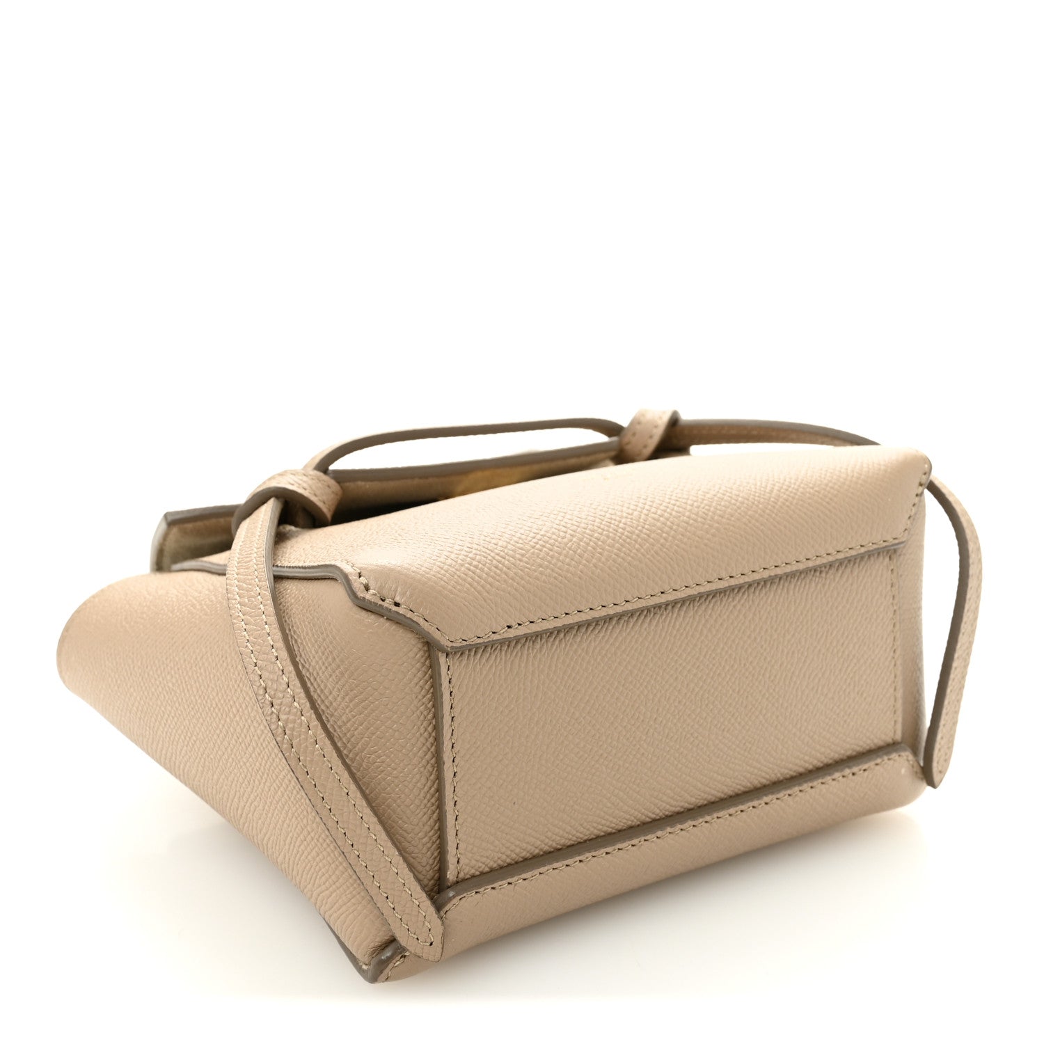 Celine Grained Calfskin Pico Belt Bag Light Taupe 4 of 10