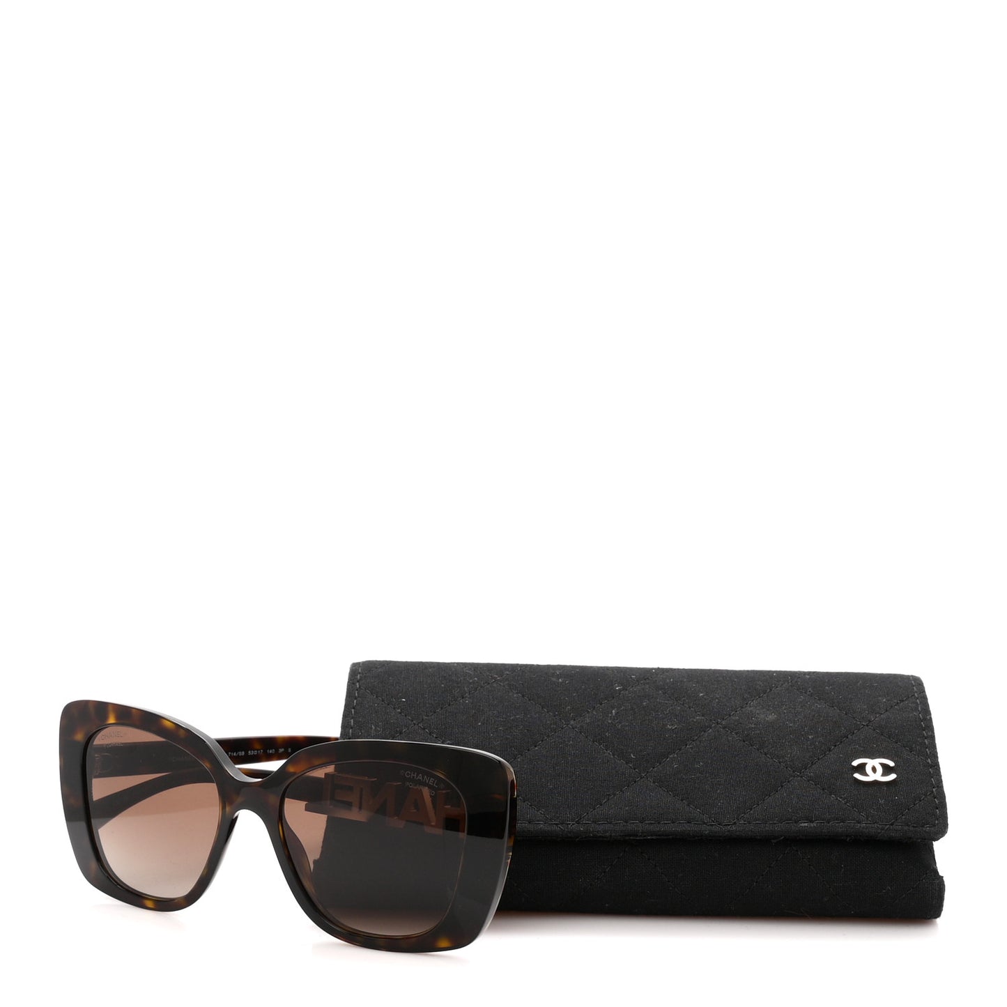 Acetate Strass Square Sunglasses 5422-B Tortoise